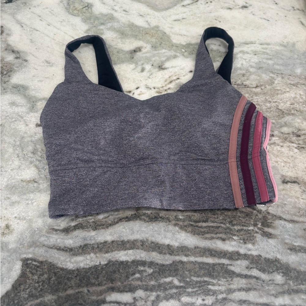 Lululemon gray sports bra. Size 4